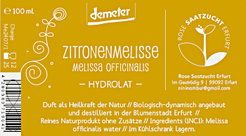 Zitronrnmelisse-Hydrolat